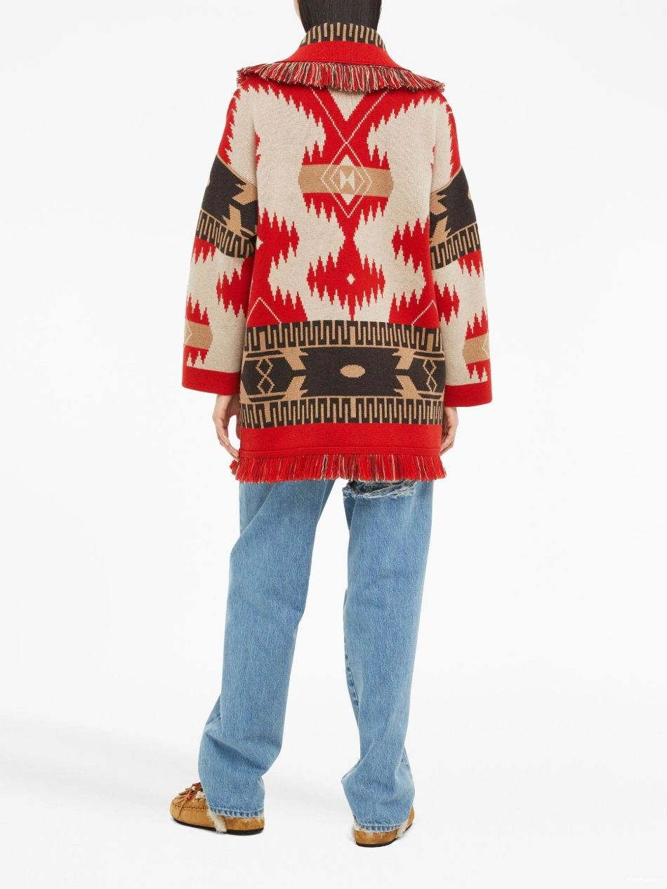 Affordable cashmere Icon cardigan Alanui jacquard Women 0730